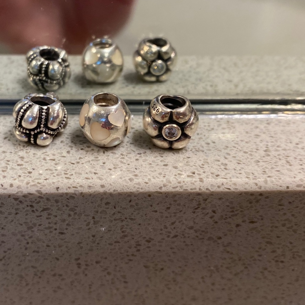 Three Pandora Beads